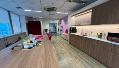 Raffles Place – Fitted Office – Pantry Area